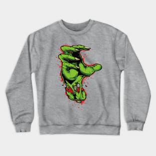 scary pumpkin halloween Crewneck Sweatshirt